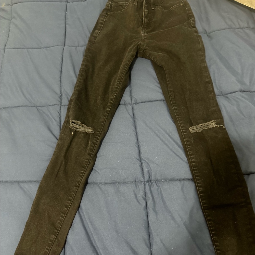 Express Black Denim Jeans